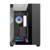 Κουτί υπολογιστή Darkflash TH285 (μαύρο) + 4 ανεμιστήρες