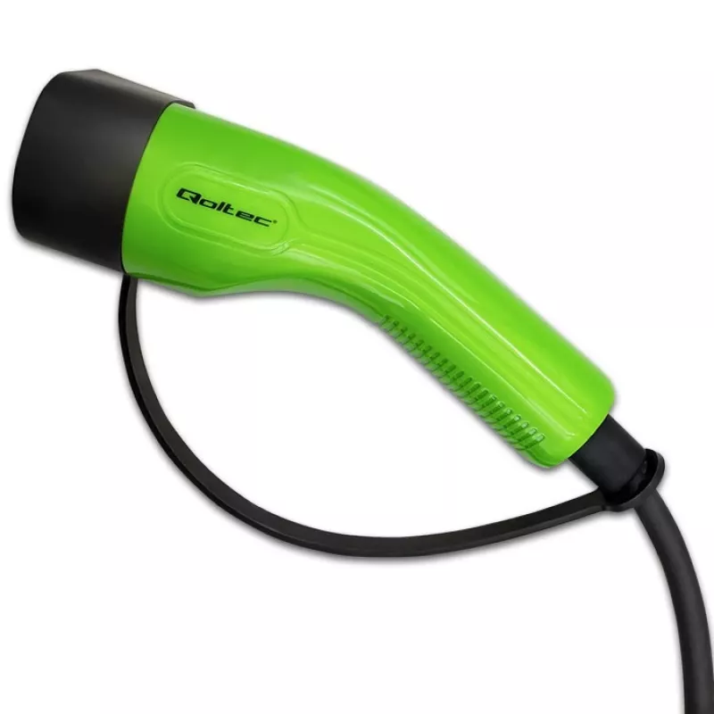 Qoltec Mobile EV Car Charger Adjustable 2in1 Type2 | 7kW | 230V | CEE 3 PIN | Wi-fi| LCD | φορητός | Wallbox | 5m