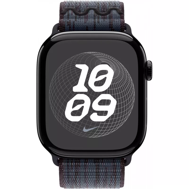 Λουράκι Apple 46mm μαύρο/μπλε Nike Sport Loop Smartwatch