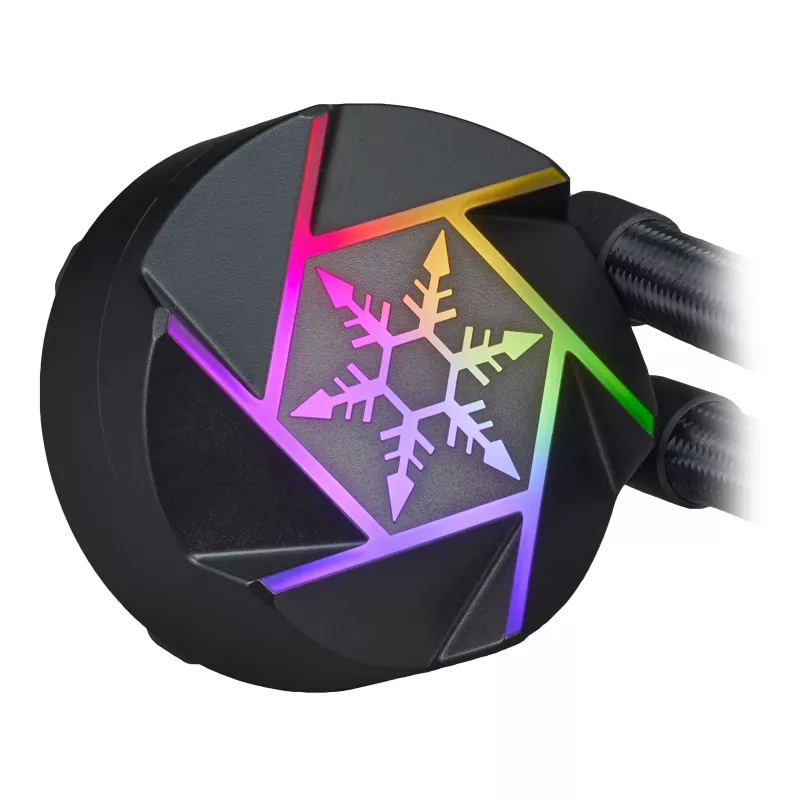 SilverStone VIDA 240 λεπτή, AiO υγρή ψύξη, μαύρο - 240mm