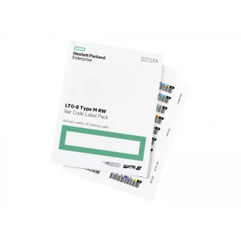 Hewlett Packard Enterprise HPE LTO-8 Ultrium RW Bar Code Label Pack - Ετικέτες barcode (Q2015A)