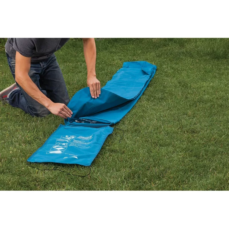 Extra Durable Double 2000031638, φουσκωτό στρώμα κάμπινγκ μπλε