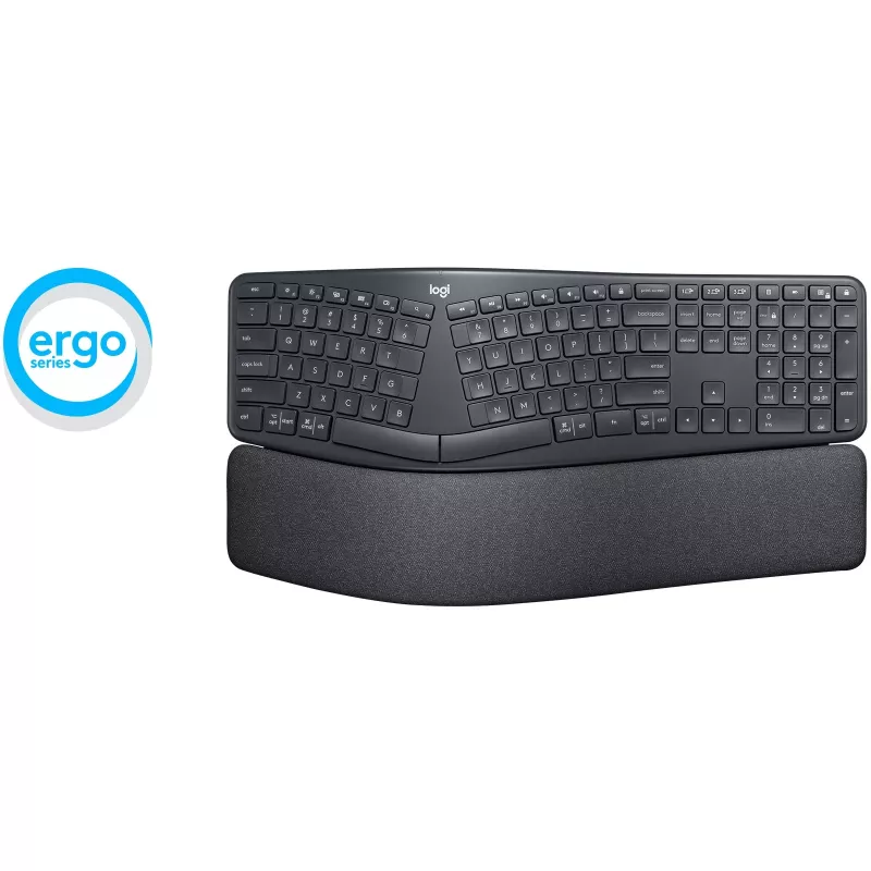 Logitech ERGO K860 - Πληκτρολόγιο - Ασύρματο - 2,4 GHz, Bluetooth 5.0