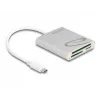 Αναγνώστης καρτών DeLOCK 91005 USB 3.2 Gen 1 Type-C Γκρι CF MMC MicroSD