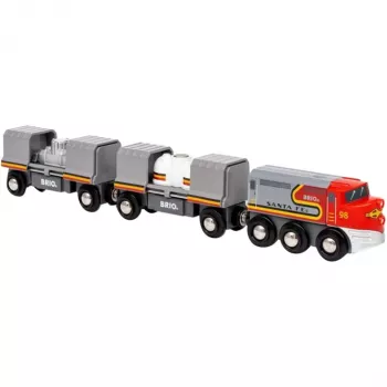 Τρένο BRIO World Santa Fe Train Trains of the World Πολύχρωμο