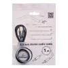 Gembird CCAP-444-1M Καλώδιο ήχου 3,5mm μαύρο (CCAP-444-1M)