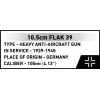 Σετ κατασκευής Cobi Blocks 10,5 cm Flak 39 — 339 τεμ.
