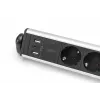 Digitus Πολύπριζο γραφείου 6 θέσεων με 3x υποδοχές USB 1,5 m καλώδιο