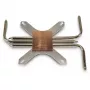 Ψύκτρα/Καλοριφέρ Inter-Tech IP-3 Χαλκός Ασημί 165x100x12mm