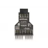 DeLOCK 60045 προσαρμογέας καλωδίου 9-Pin USB 2.0 2 x 9-Pin-Header μαύρο