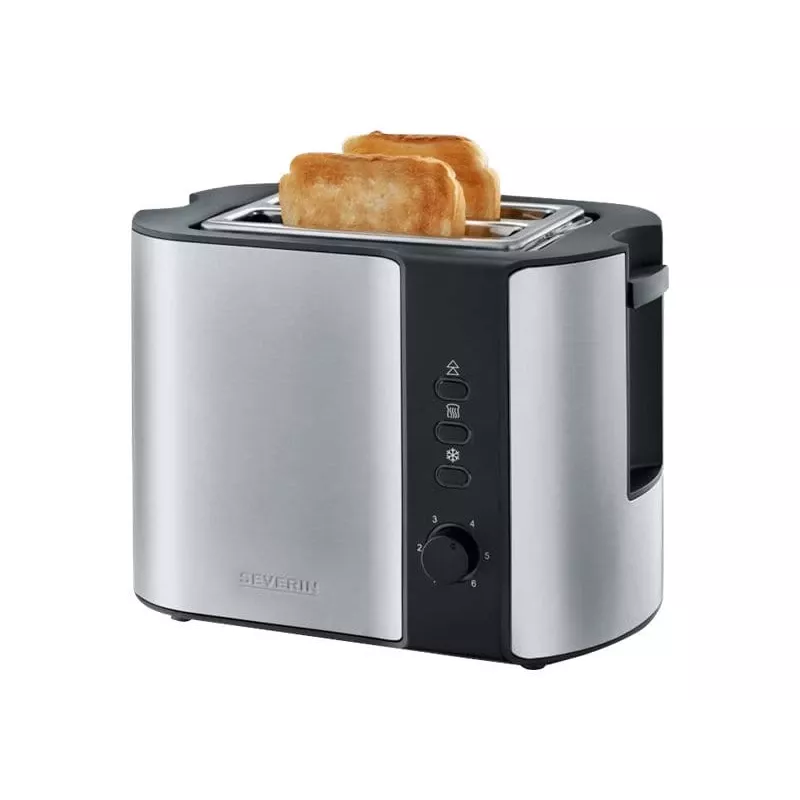 Severin 2589 2 φέτες 800 W μαύρο, ανοξείδωτο ατσάλι
