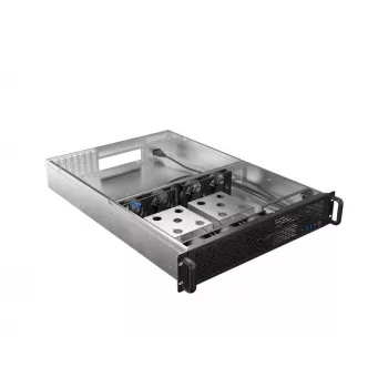 Κουτί rack Lanberg SC01-6502-12B 2U Μαύρο 7 ανεμιστήρες