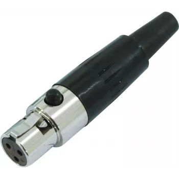 Αντάπτορας Mini-XLR Omnitronic 30200125 — αντάπτορας Mini-XLR σε XLR, υποδοχή inline