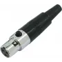 Αντάπτορας Mini-XLR Omnitronic 30200125 — αντάπτορας Mini-XLR σε XLR, υποδοχή inline