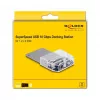 Σταθμός σύνδεσης DeLOCK USB Type-C για 1 x U.2 SSD μαύρο