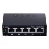 D-Link DGS-1005P/E Διακόπτης δικτύου Unmanaged Gigabit Ethernet (10/100/1000) Power over Ethernet (PoE) Μαύρο