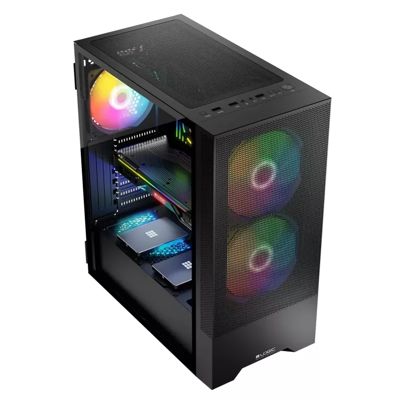 Logic ARYA ARGB MINIDI Κουτί USB 3.0 Μαύρο
