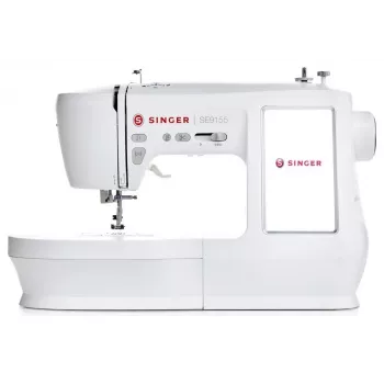 SINGER μηχανή κοπής ραμμάτων SE9155 ηλεκτρικό ρεύμα λευκό