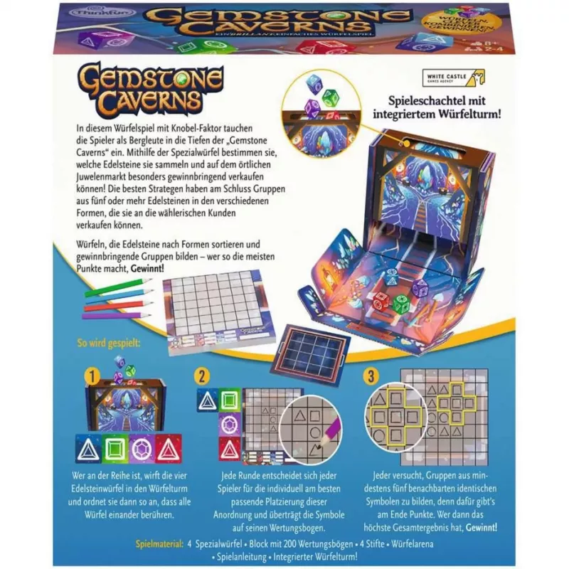Gemstone Caverns, Παιχνίδι παζλ