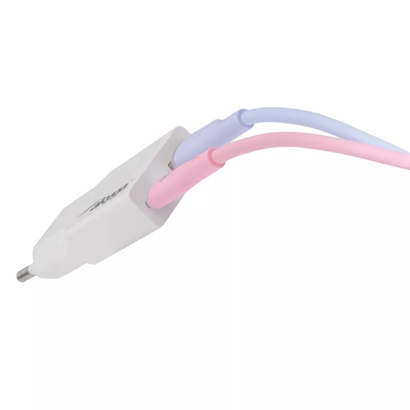 Φορτιστής τοίχου Akyga AK-CH-27 30W USB-C USB-A PD GaN 5-20V / 1.5-3A λευκό