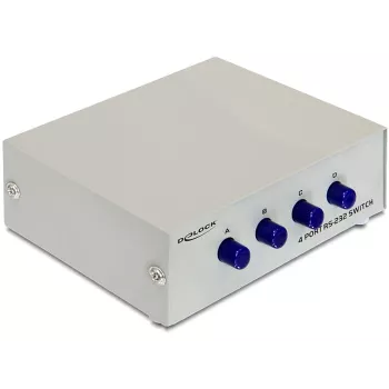 DeLOCK 87589 4-Port RS-232 χειροκίνητος σειριακός διακόπτης