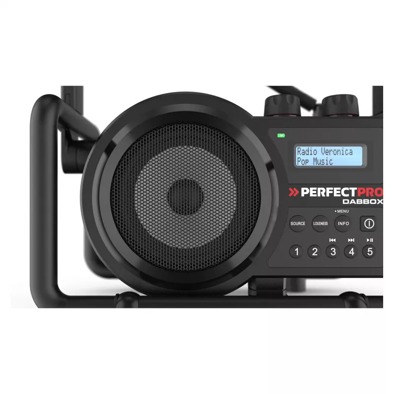 Perfectpro DABBOX ραδιόφωνο εργοταξίου DAB+ FM AUX Bluetooth αντιχτυπητικό