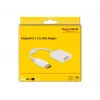 Προσαρμογέας DisplayPort 1.2 αρσενικό σε VGA θηλυκό DeLOCK 61007