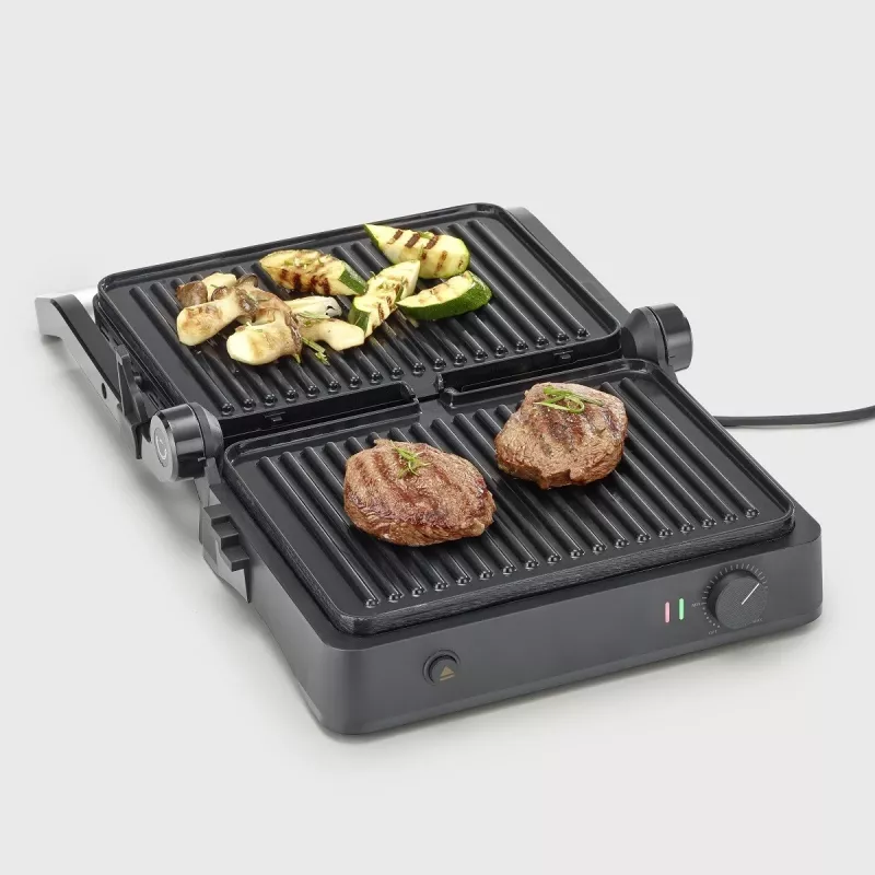 Ψησταριά επαφής Severin KG 2398 μαύρο λευκό 1800W 300x220mm