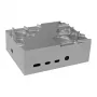 Akasa Θήκη αλουμινίου για Raspberry Pi 4B με Thermal-Kit - ασημί (A-RA09-M1S)