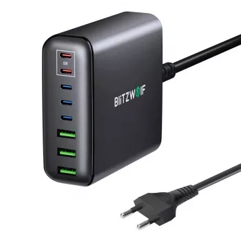 Φορτιστής τοίχου Blitzwolf BW-S26 250W (μαύρο)