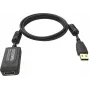 Καλώδιο USB USB 2.0 Vision TC 5MUSBEXT+/BL Μαύρο 5 m