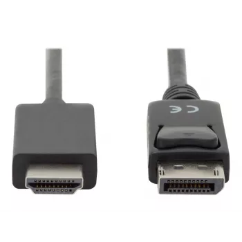 Καλώδιο προσαρμογέα DisplayPort 1.2 με ασφάλιση 4K 60Hz UHD Type DP/HDMI A M/M μαύρο 2 m