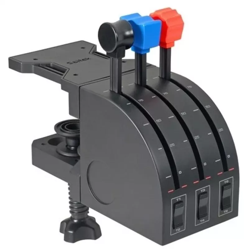 Logitech Saitek Pro Flight Throttle Quadrant - ρυθμιστής γκαζιού - ενσύρματο - για PC (945-000015)
