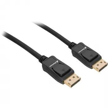 Καλώδιο Displayport 1.4 (βύσμα αρσενικό > βύσμα αρσενικό) 8K (μαύρο, 5 μέτρα)