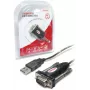 UNITEK Y-105 σειριακό καλώδιο μαύρο 1,5 m USB Type-A DB-9