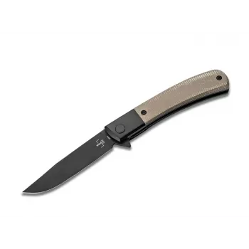 Πτυσσόμενο μαχαίρι BOKER PLUS Modern Gentleman 01BO931 – πτυσσόμενη λεπίδα, λαβή χάλυβα
