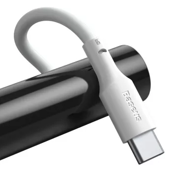 Καλώδιο USB Baseus TZCATZJ-02 1,5 m USB A USB C Λευκό