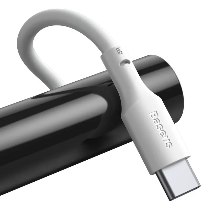 Καλώδιο USB Baseus TZCATZJ-02 1,5 m USB A USB C Λευκό