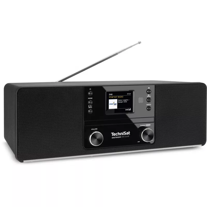 TechniSat DigitRadio 370 CD BT - ηχοσύστημα - 2 x 5 Watt - μαύρο