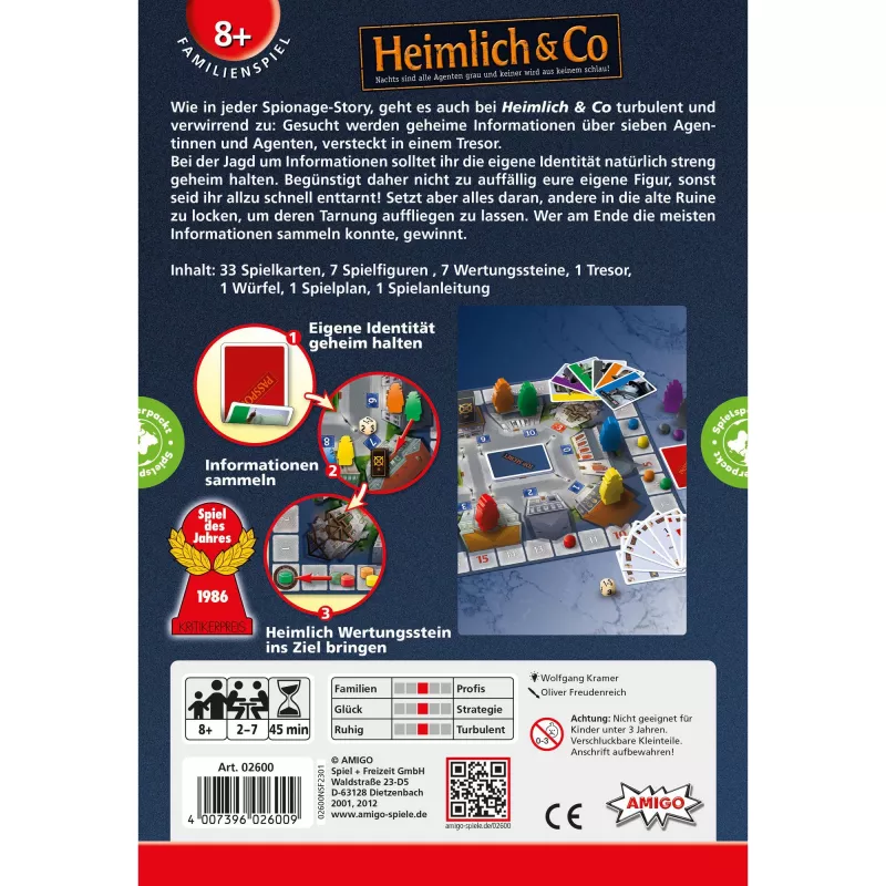 Heimlich & Co., επιτραπέζιο παιχνίδι