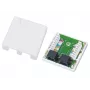 Συνδετήρας καλωδίου Alantec GN002 2×RJ45 υποδοχή–υποδοχή λευκό ίσιο πλαστικό