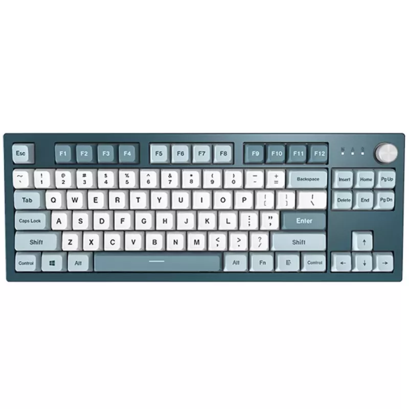 Montech MKey TKL Πληκτρολόγιο Gaming USB Σκούρο γκρι, Ανοιχτό μπλε, Λευκό
