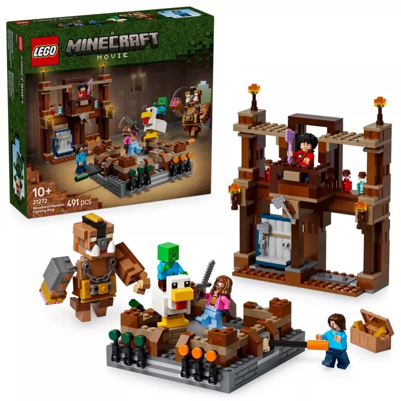 LEGO MINECRAFT 21272 Δασική έπαυλη - αρένα μάχης