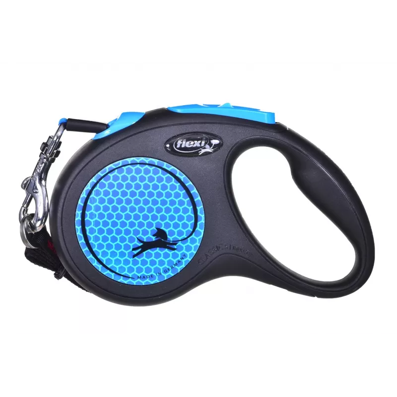 FLEXI New Neon M - Λουρί με μηχανισμό - 5 m