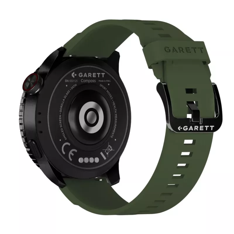 Smartwatch Garett Compass GPS μαύρο — Garett Compass GPS Smartwatch, μαύρο