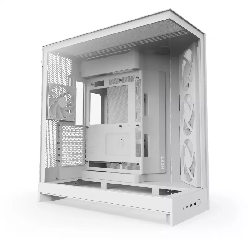 Κουτί PC NZXT H9 Flow RGB Midi Tower Λευκό