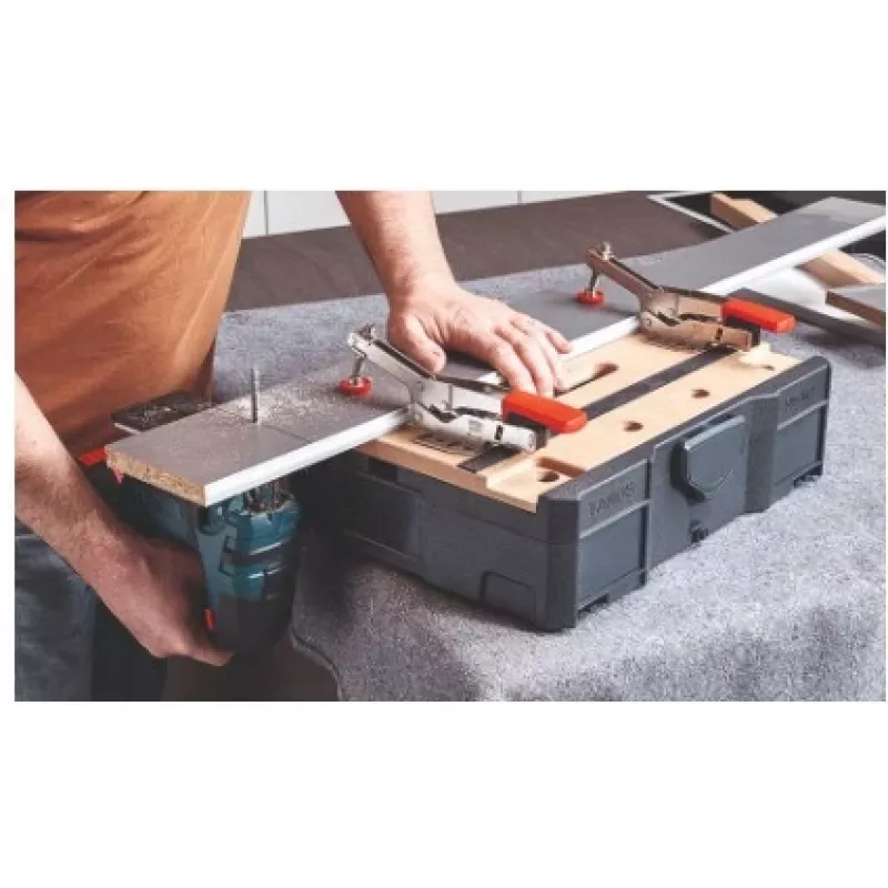 Σφιγκτήρας BESSEY STC-S-MFT Μαύρο Κόκκινο Ασήμι Ξύλο 14 τεμ.