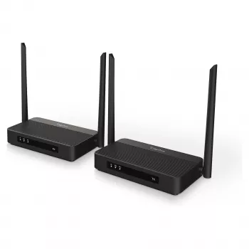 Ασύρματο σετ επέκτασης HDMI KVM DIGITUS DS-55360 – πομπός & δέκτης, ασύρματο, 100 m, 4K/60 Hz, HDMI, USB-A/USB-C