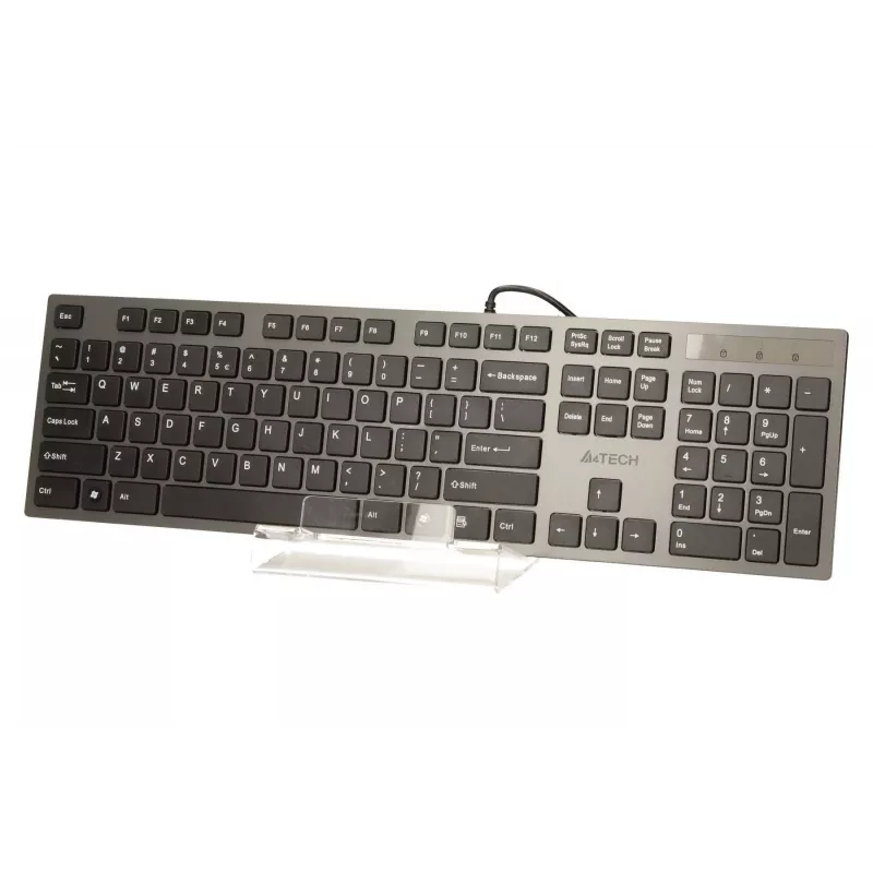 A4Tech KV-300H Πληκτρολόγιο USB QWERTY Μαύρο, Γκρι