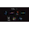 Ενσύρματο χειριστήριο USB MANTA SNL63MT Neon Lights — Χειριστήριο PC με θύρα USB